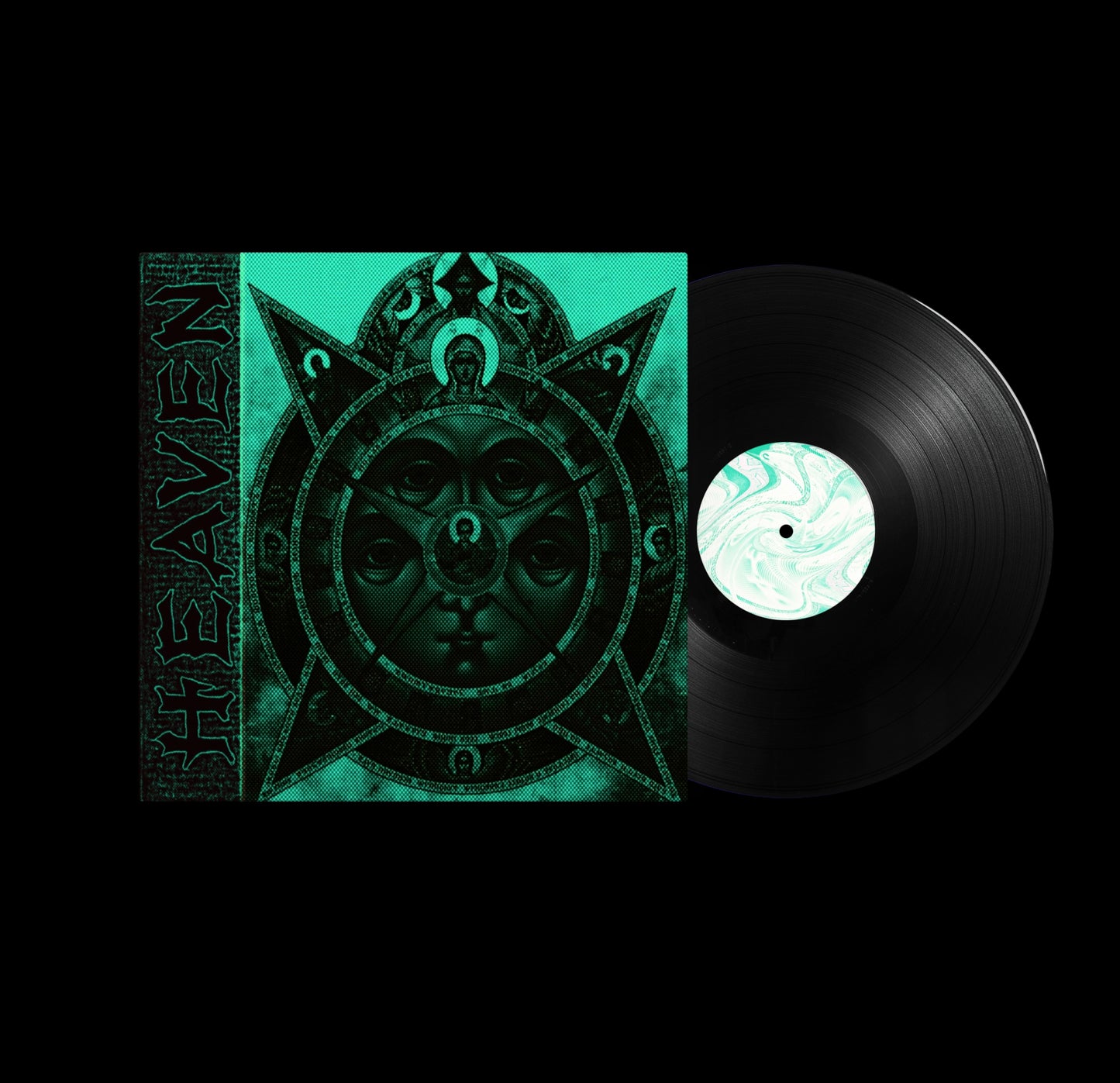 H . E . A . V . E . N - Vinyl, SIDE GREEN